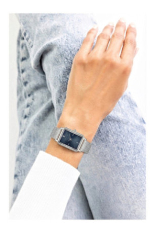 Montre Quartz - Femme - Silver/Silver/Blue