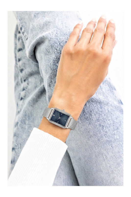 Montre Quartz - Femme - Silver/Silver/Blue