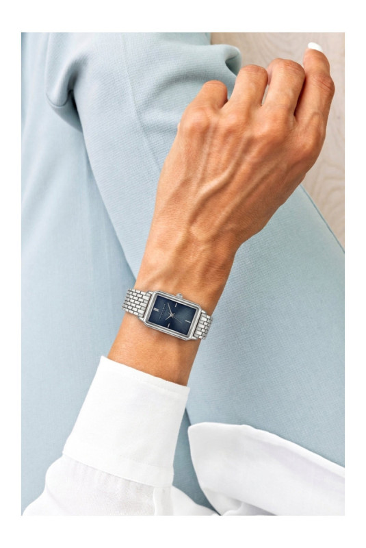 Montre Quartz - Femme - Silver/Silver/Blue