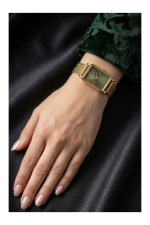 Montre Quartz - Femme - Gold/Gold/Green