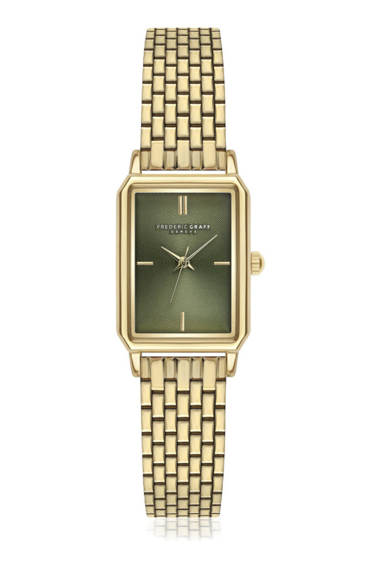 Montre Quartz - Femme - Gold/Gold/Green