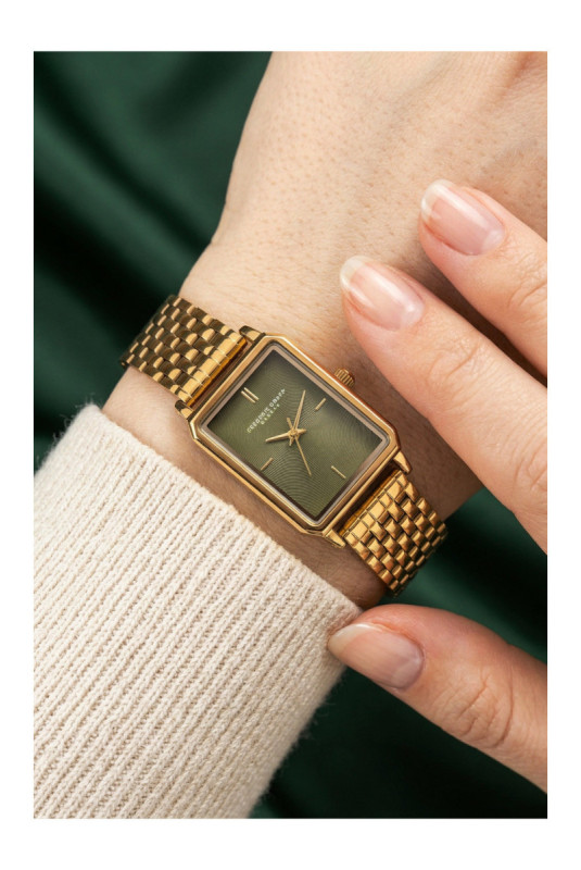 Montre Quartz - Femme - Gold/Gold/Green