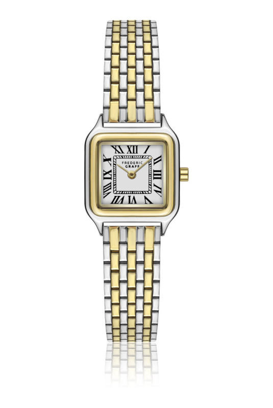 Montre Quartz - Femme - Silver/2 tones: silver + gold/Matt White