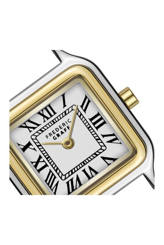 Montre Quartz - Femme - Silver/2 tones: silver + gold/Matt White
