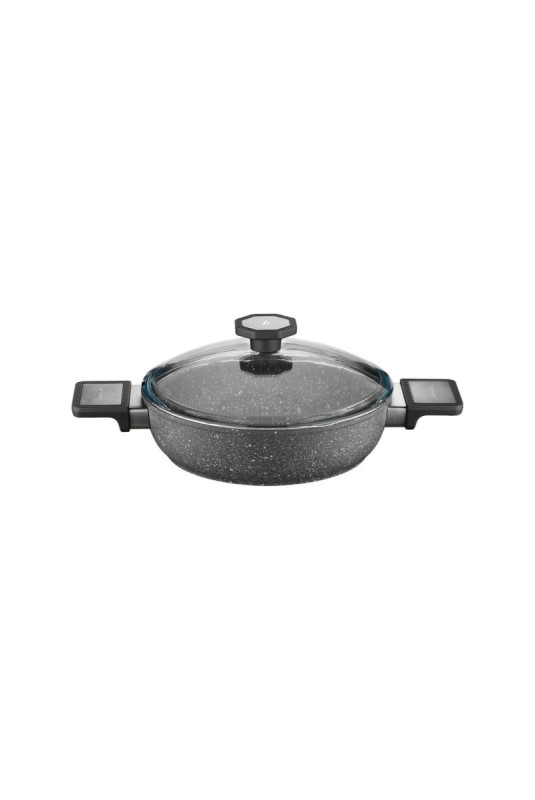 Ensemble de casseroles (7 pièces) - Noir