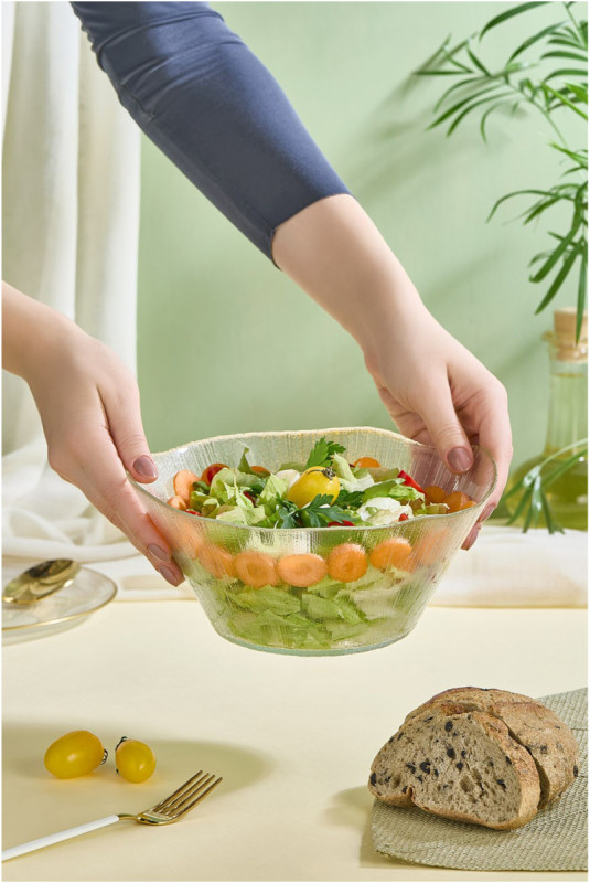 Saladier en verre - Transparent