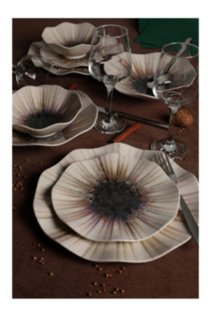 Service de table (24 pièces) - Multicolore