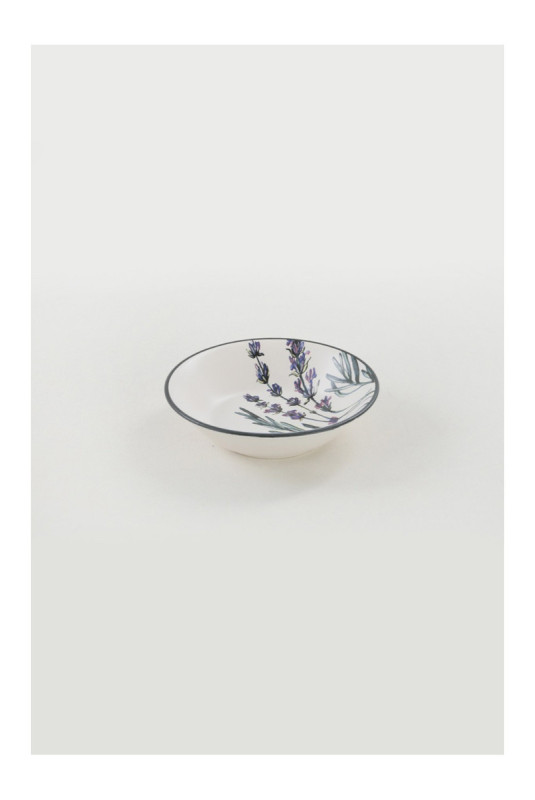 Ensemble d'assiettes (6 pièces) - Blanc Vert Violet Noir