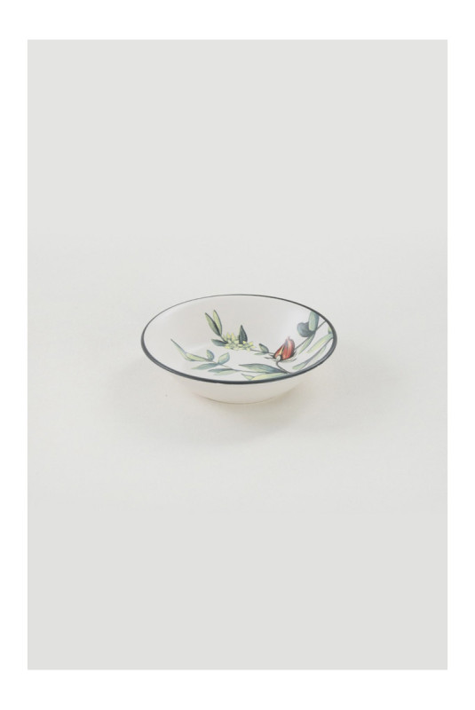 Ensemble d'assiettes (6 pièces) - Blanc Vert Violet Noir