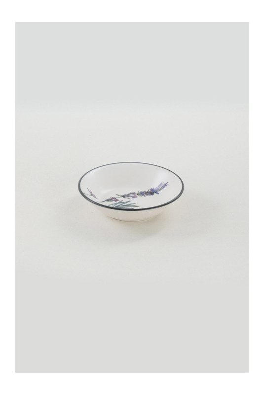 Ensemble d'assiettes (6 pièces) - Blanc Vert Violet Noir