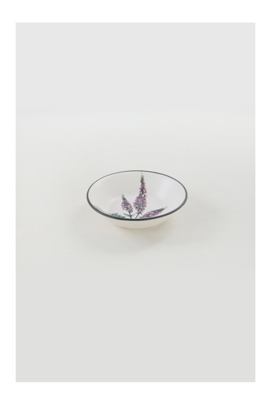 Ensemble d'assiettes (6 pièces) - Blanc Vert Violet Noir