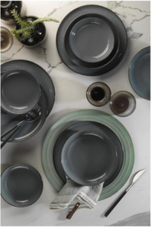 Service de table (12 pièces) - Bleu