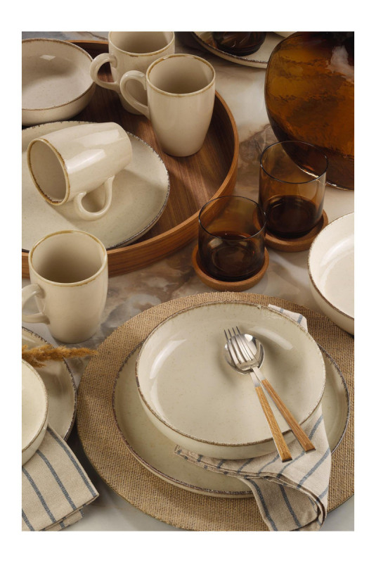 Service de table (16 pièces) - Cannelle