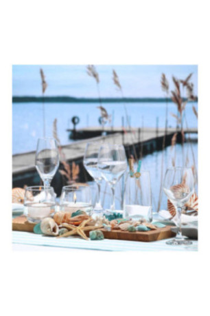 Ensemble de verres à vin (6 pièces) - Transparent