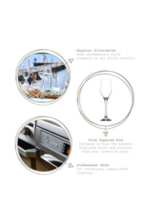 Ensemble de verres à vin (6 pièces) - Transparent
