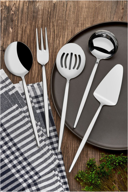 Service de table (5 pièces) - Chrome