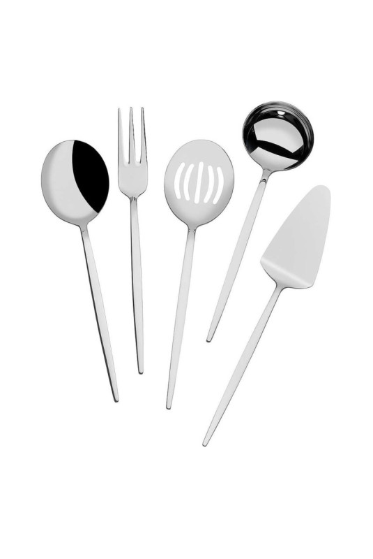 Service de table (5 pièces) - Chrome