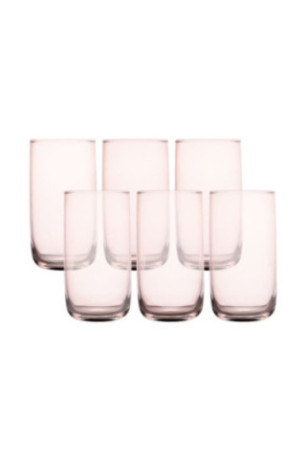 Ensemble de verres (6 pièces) - Rose