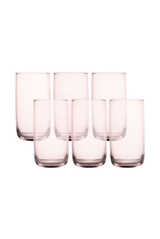 Ensemble de verres (6 pièces) - Rose
