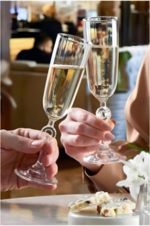 Ensemble de verres à champagne (6 pièces) - Transparent