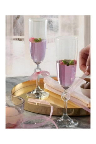 Ensemble de verres à champagne (6 pièces) - Transparent