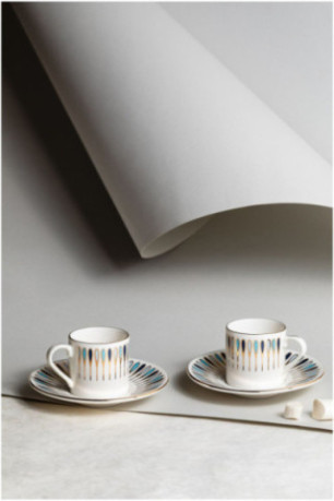 Ensemble de tasses à café (4 pièces) - Multicolore