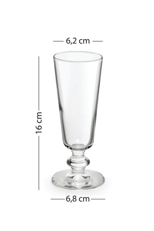 Ensemble de verres à vin (4 pièces) - Or transparent