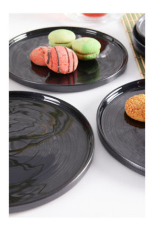Service d'assiettes à dessert (6 pièces) - Anthracite