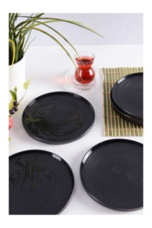 Service d'assiettes à dessert (6 pièces) - Anthracite