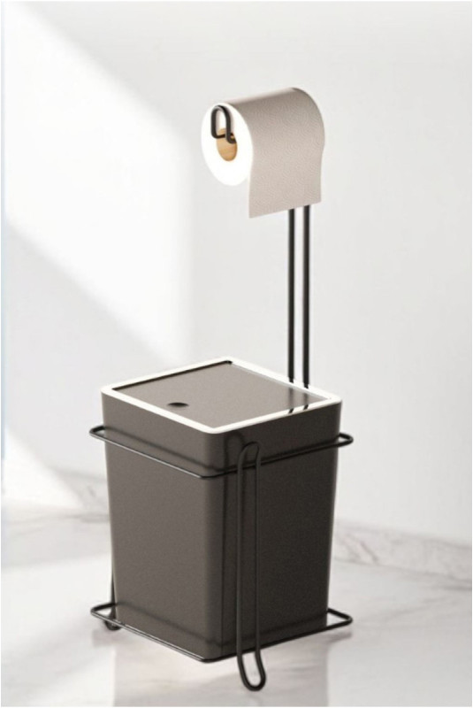 Distributeur de papier hygiénique - Noir