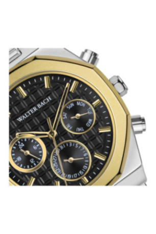 Montre Quartz - Homme - Silver/Silver + rose gold/Black textured