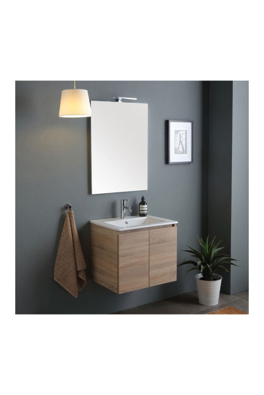 Ensemble de salle de bain Belize chêne 60 cm