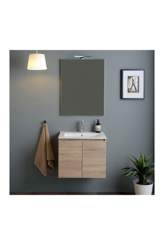 Ensemble de salle de bain Belize chêne 60 cm
