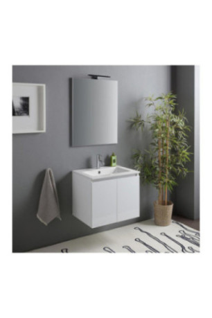 Meuble de salle de bain Baltimora Blanc brillant 60 cm