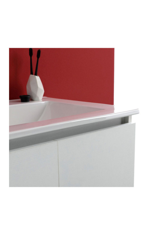 Meuble sous vasque suspendu avec vasque Bali Blanc 60 cm