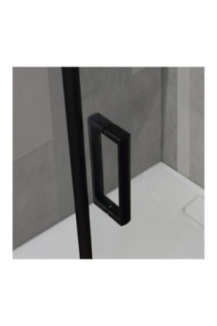 Cabine de douche Cielo Noir mat 70x90 cm