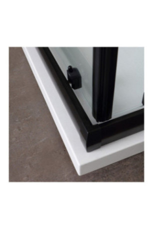 Cabine de douche Cielo Noir mat 70x70 cm