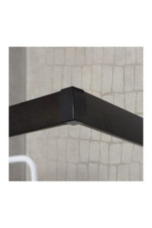 Cabine de douche Cielo Noir mat 70x70 cm