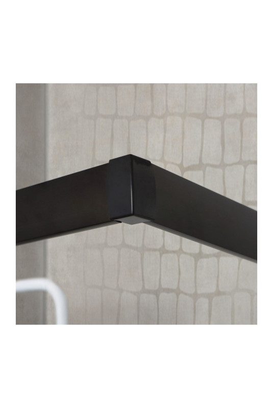 Cabine de douche Cielo Noir mat 70x70 cm