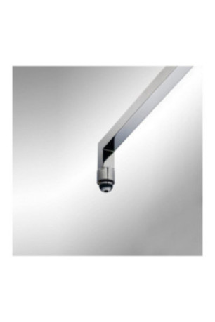 Cabine de douche carrée chrome 40 cm