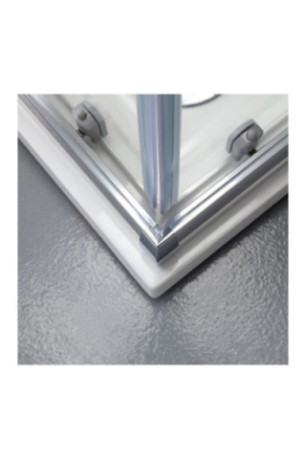 Cabine de douche d'angle Genova Transparent 80x80 cm