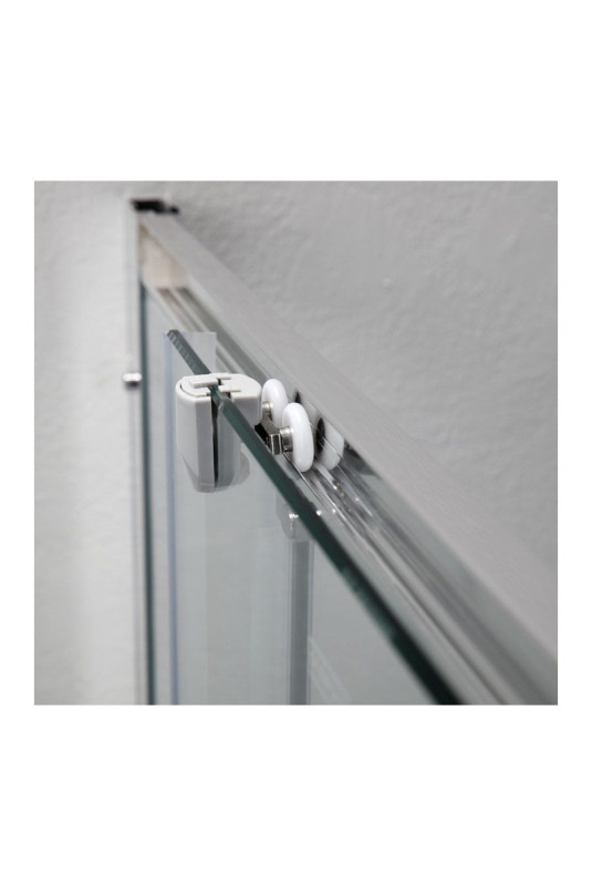 Cabine de douche d'angle Genova Transparent 80x80 cm