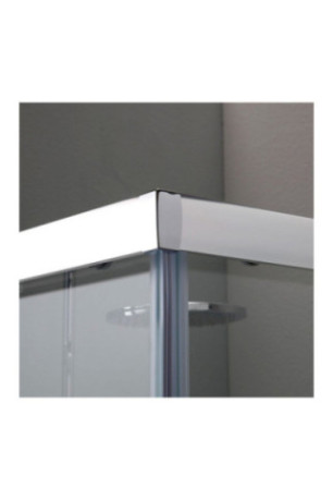 Cabine de douche d'angle Genova Transparent 80x80 cm