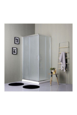 Cabine de douche Genova Chrome 100 x 80 cm
