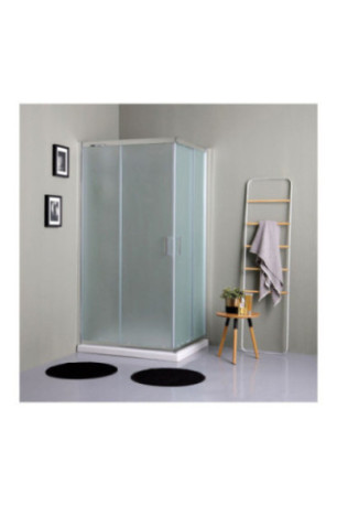 Cabine de douche Genova Chrome 100 x 80 cm