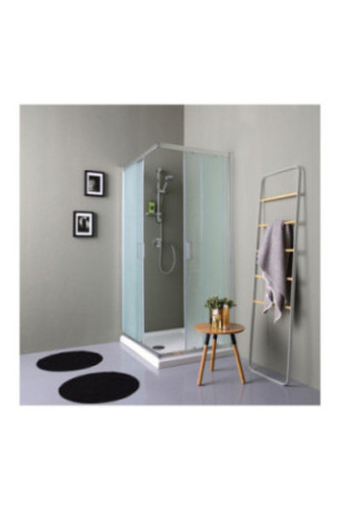 Cabine de douche Genova Chrome 100 x 80 cm