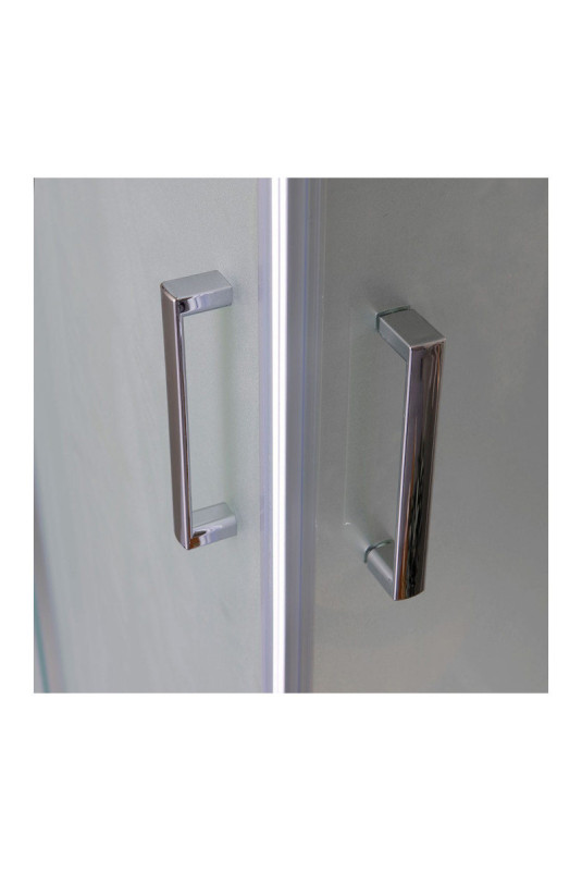 Cabine de douche Genova Chrome 100 x 80 cm