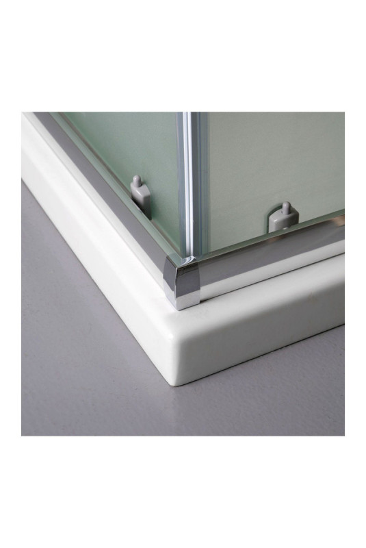 Cabine de douche Genova Chrome 100 x 80 cm