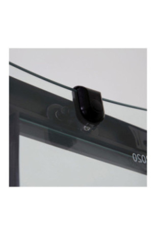 Cabine de douche Cielo Noir mat 90 x 90 cm