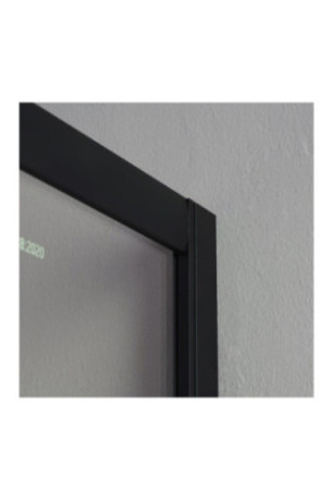 Cabine de douche Cielo Noir mat 90 x 90 cm
